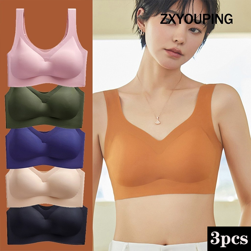 Underwire Bra Padded - 3-delige Sexy Sportbeha Naadloze Beha Met
