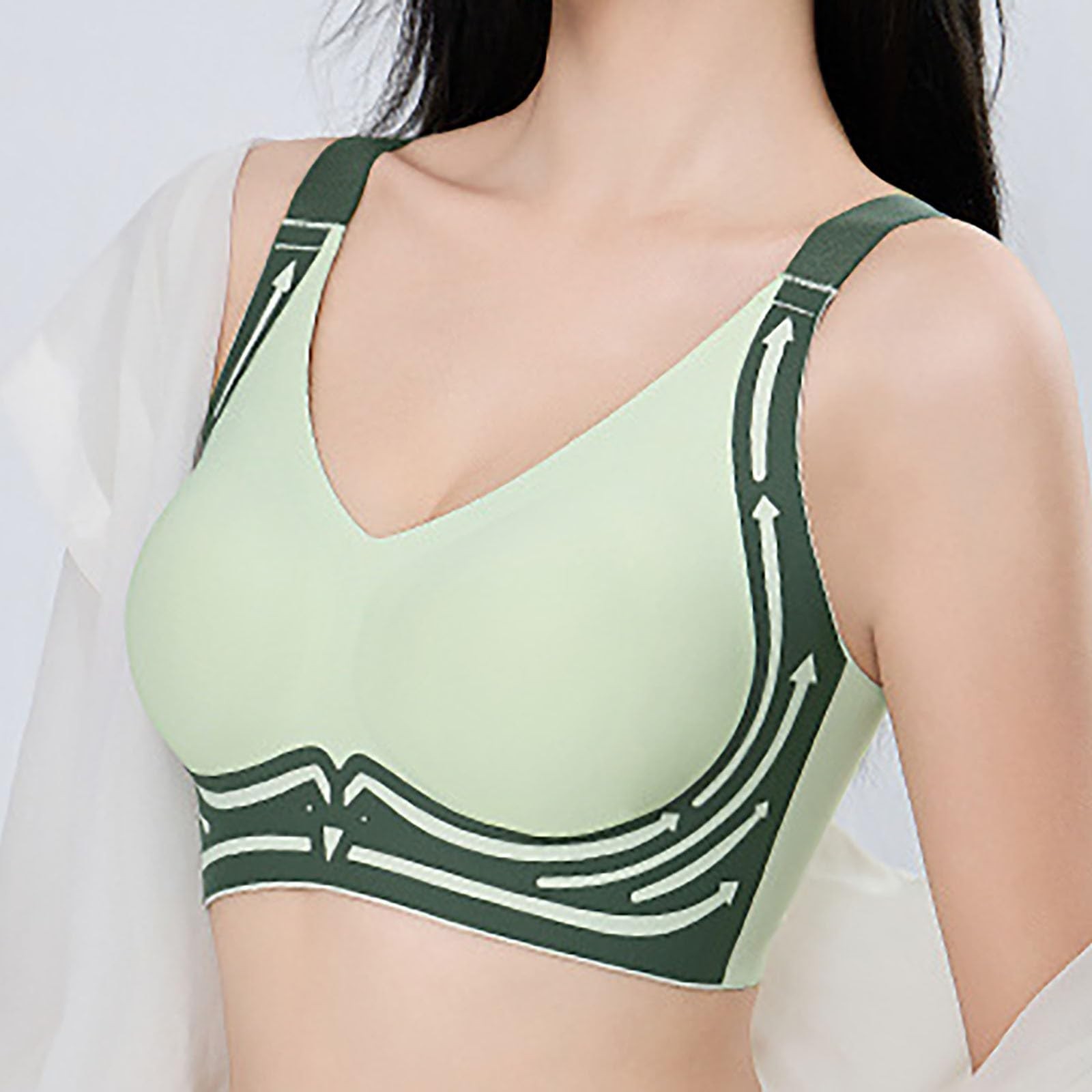 Vrouwen naadloze bh's Plus siz - Sleep Bra Bralette recensie en prijs