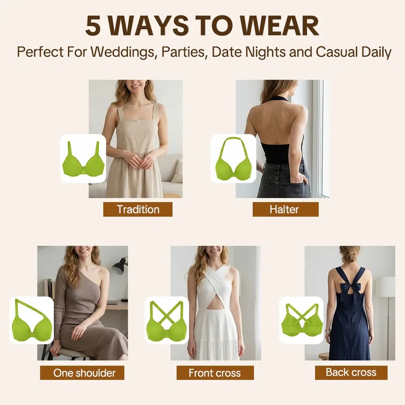 HSIA Seraphina 5-Way Multiway  - Underwire Bra Padded recensie en prijs