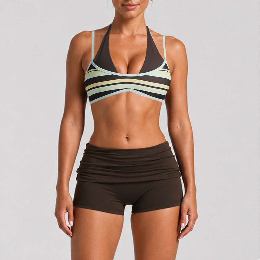 Pad Dames Block Dot Halter Dub - Sports Bra Racerback recensie en prijs